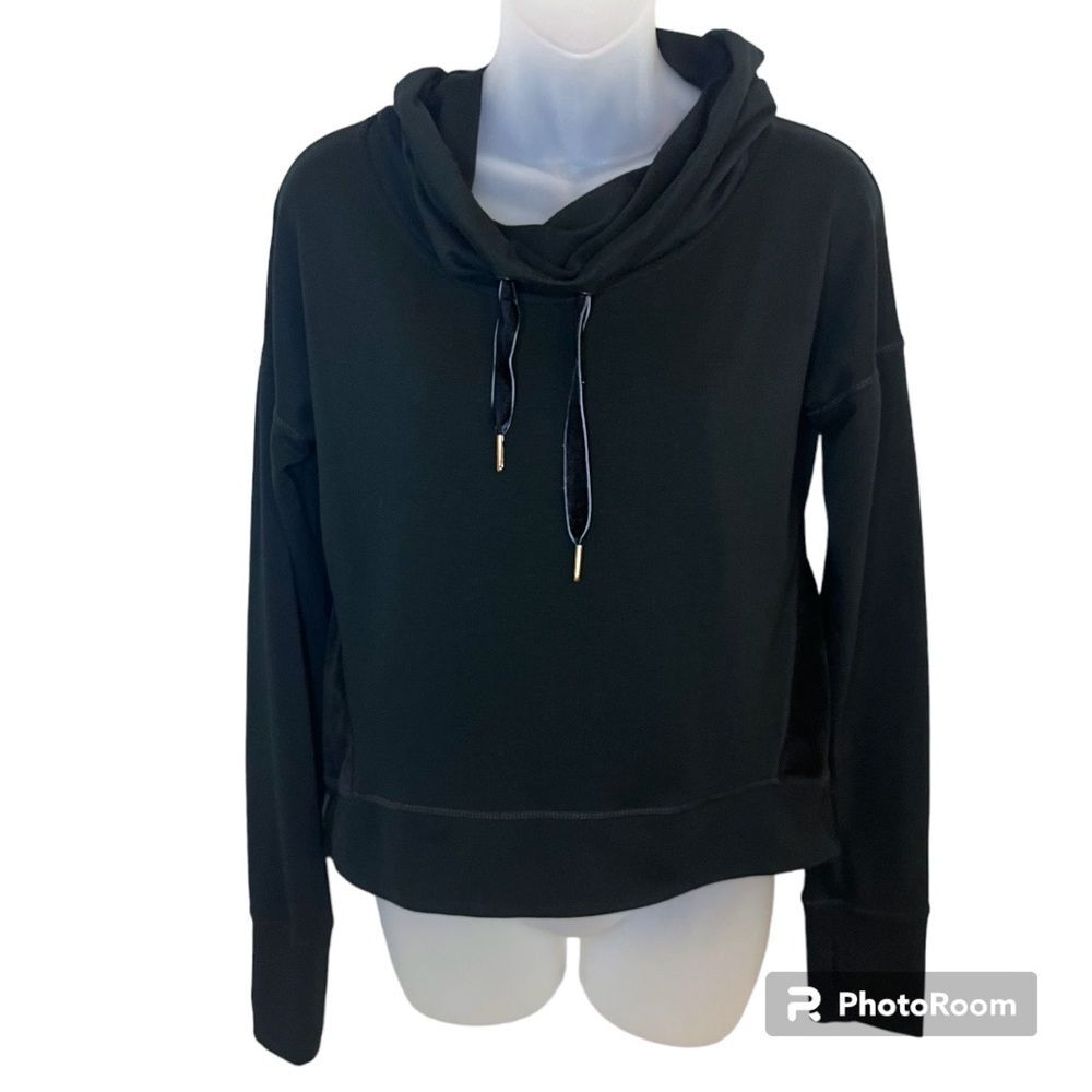 C9 by Champion Black Pull Over Cowl Neck Athletic Sweater Size XS